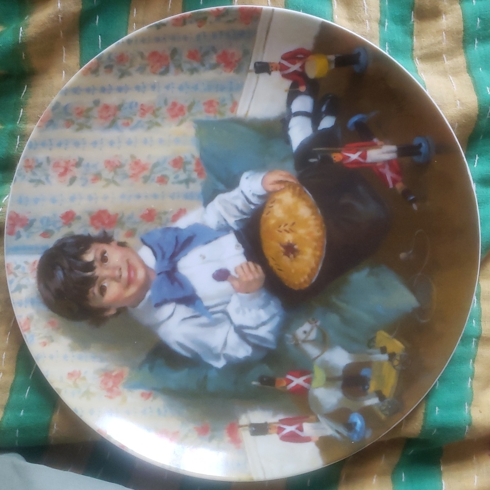 Reco 'Little Jack Horner' Collector's Plate 1982